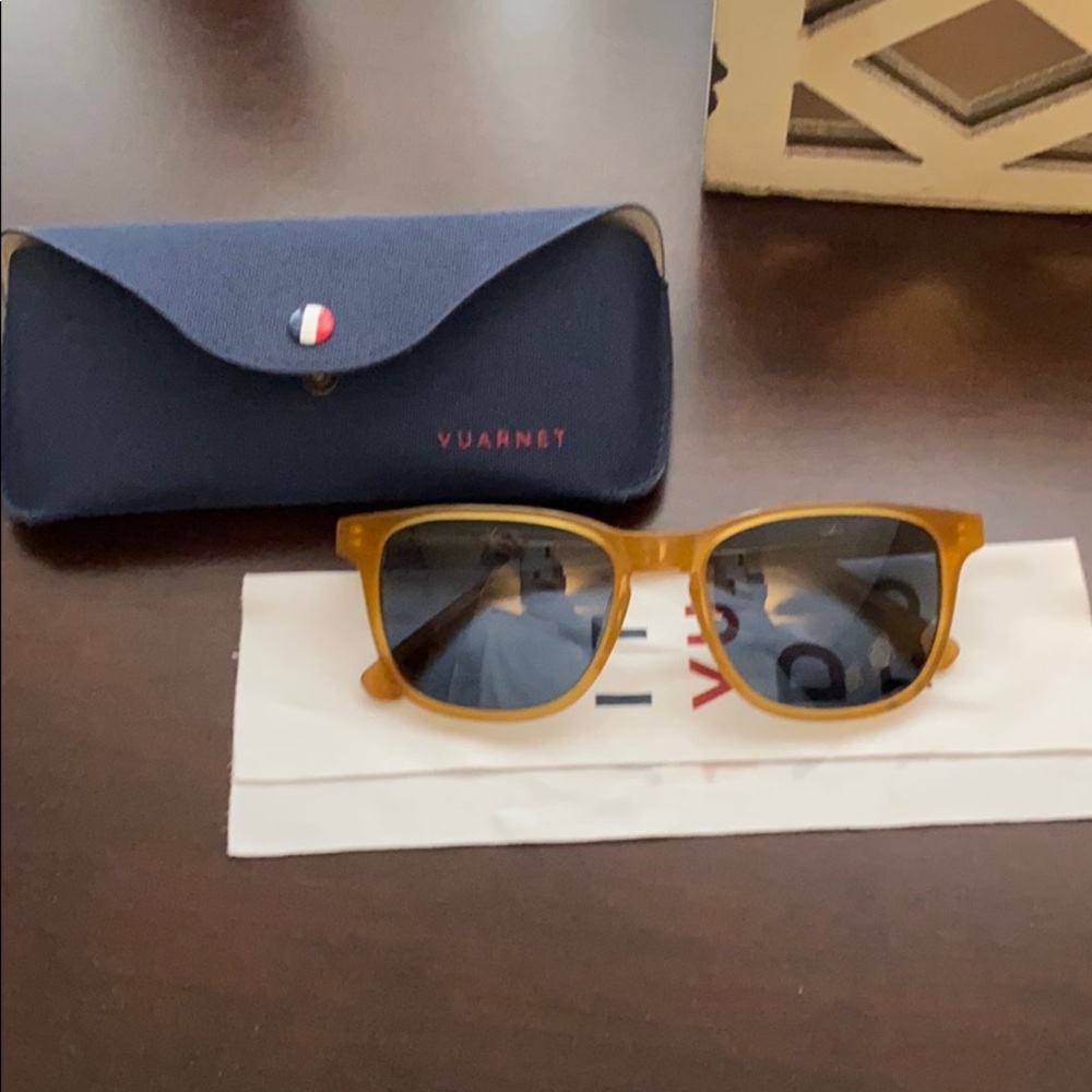 Mens  gold/brown colored vuarnet sunglasses 🕶